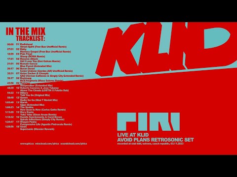 DJ PIRI (CZ) IN THE MIX - AVOID PLANS (RetroSonic Set) (YouTube Edition) | KLID | OSTRAVA