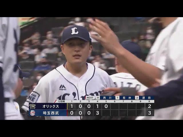 【5回表】プロ初勝利へ!! ライオンズ・佐々木健 主軸を3人で抑える好リリーフ!! 2022年6月19日 埼玉西武ライオンズ 対 オリックス・バファローズ