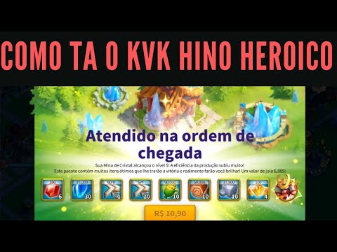 KVK HINO HEROICO - BASTIÕES, MAIS PACOTES E O DESENVOLVIMENTO DA CONTA - RISE OF KIGNDOMS
