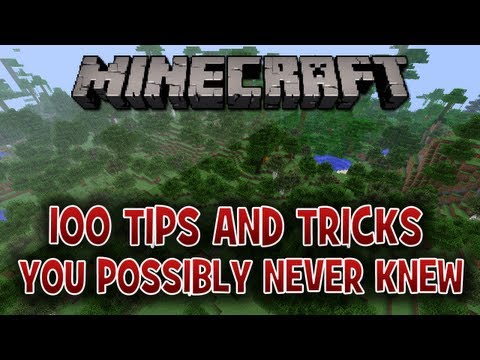 100 Tips & Tricks In Minecraft You Possibly Never Knew
