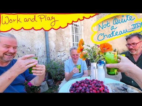 Not Quite a Chateau DIY 321 - Work & Play at The Chateau De Colombe -  & The Tour De France pops by