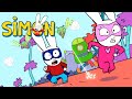 MEGA-MOSQUITO!  Simon | 1hr Compilation | Season 4 Full episodes | Cartoons for Children