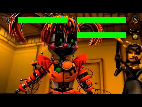 rise of fnaf scrap baby WITH HEALTHBARS