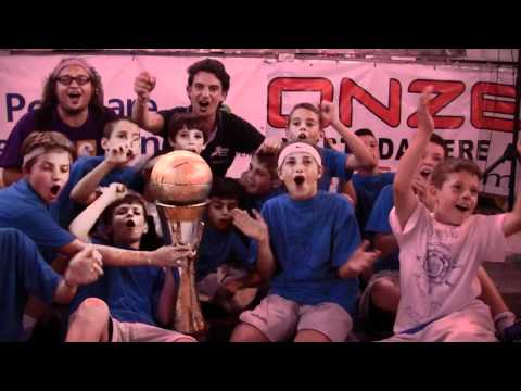 Bees Pesaro 2001 - Minibasket in Piazza 2012 - Festeggiamenti per la vittoria!!!