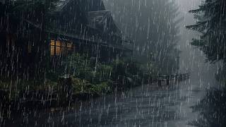 Download lagu Heavy Rain and Thunder Sounds for Sleeping - Deep Sleep & Relax All Night, White Noise mp3