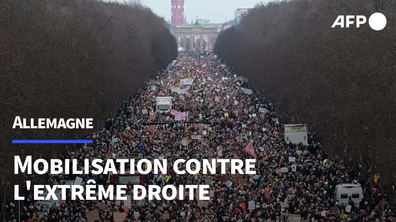 En Allemagne, mobilisation massive contre l'extrême droite | AFP