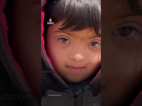 Children with Down syndrome struggle with devastation of war in Gaza