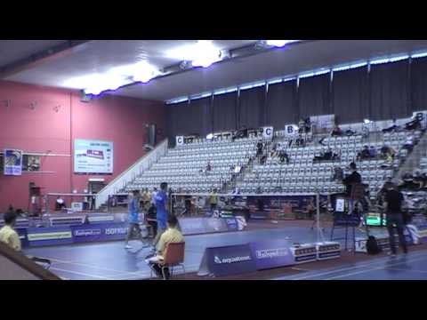 MMČR badminton 2014 XD Jonathan NORDH Emelie FABBEKE - Evgenij DREMIN Evgenia DIMOVA game 2