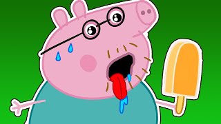 Daddy Pig Loves Ice Lollies Too Much!!