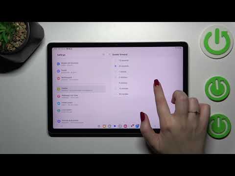How to Change Screen Timeout in SAMSUNG Galaxy Tab S9 FE?