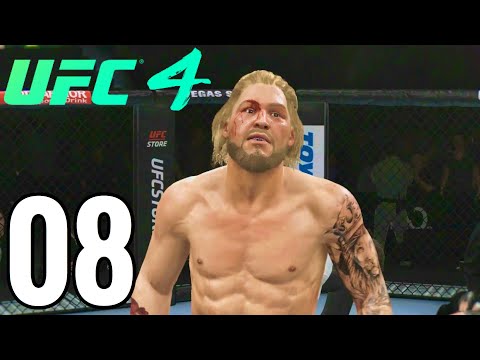 UFC 4 Middleweight Career Mode Walkthrough Part 8 - DOMINANT!