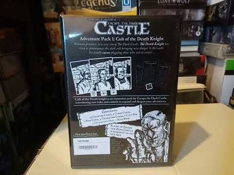 ESCAPE THE DARK CASTLE Adventure Pack 1: Cult Of The Death Knight Sealed Box Back Cover 12.01.19