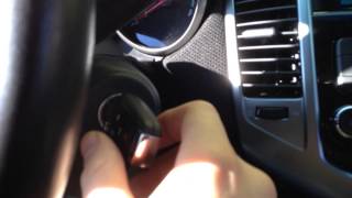 How to program a new key for the Cruze.