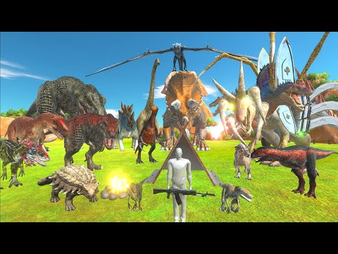 Jurassic World Evolution Camping 62 - FPS Avatar with all weapons Hunting Found Mutant Spinosaurus