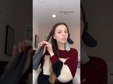 Hair Hack With Socks #Shorts