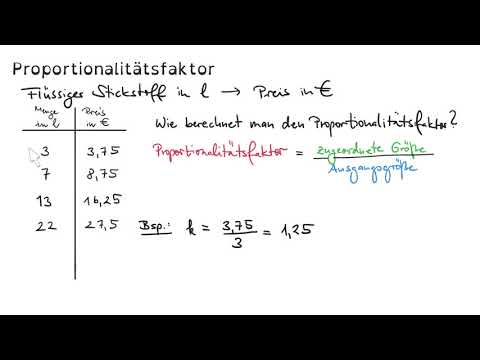 Jg7 - Proportionalitätsfaktor