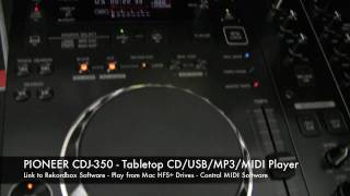 Video thumbnail for Pioneer CDJ-350 Digital Player Overview by agiprodj