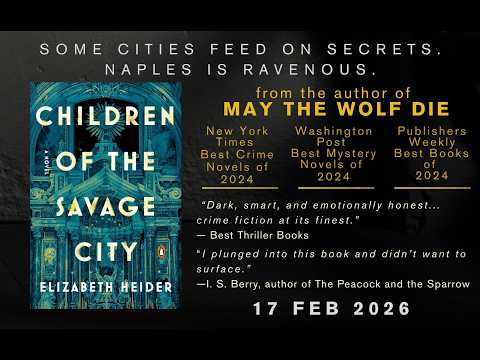 Book Launch in Amsterdam: CHILDREN OF THE SAVAGE CITY by Elizabeth Heider