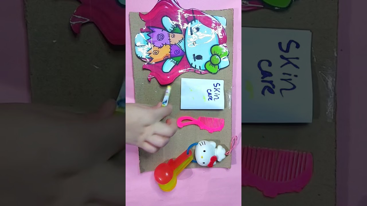 fake order asmr craft blindbag diy paper  hellokitty stitch #sanrio #asmr satisfying kuromi board