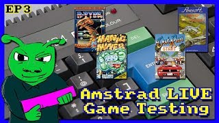 Amstrad Game Testing LIVE Ep3 - Feat Manic Miner & Out Run