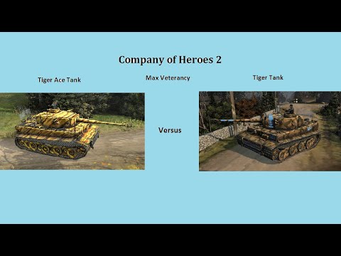 Company of Heroes 2: Tiger Ace Tank VS Tiger Tank part 2