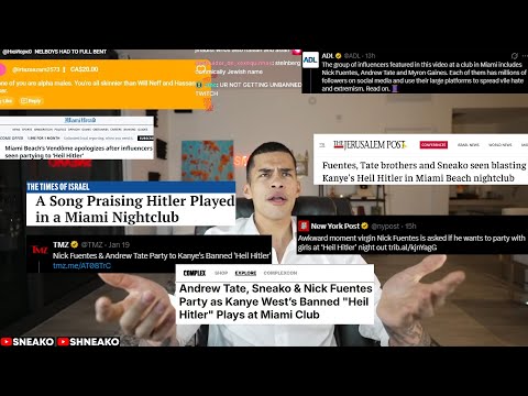 SNEAKO Addresses the Massive Backlash He's getting for Listening to HH at a Nightclub in Miami