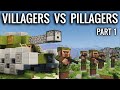 VILLAGERS VS PILLAGERS - Modern Warfare in Minecraft | Part 1