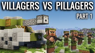 Download lagu VILLAGERS VS PILLAGERS - Modern Warfare in Minecraft | Part 1 mp3