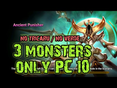 summoners war: new! 3 monsters only PC 10 speed team!