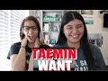 TAEMIN 태민 'WANT' MV REACTION!!! TAEMIN 태민 'WANT' MV REACTION!!!