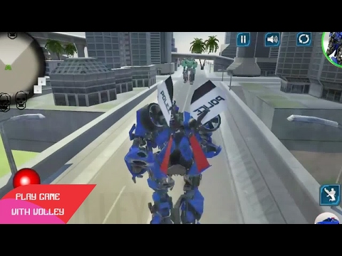 Play Game with Wolley - Police Transformer Superhero - Best Game For Kids