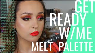 GRWM: My New Job! MELT COSMETICS IMPULSIVE PALETTE