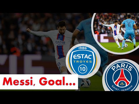 Messi’s Long Distance Goal Vs Troyes Oct 29, 2022