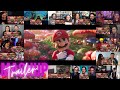 The Super Mario Bros. Movie - Trailer Reaction Mashup 😍👸 - Chris Pratt, Jake Black (2023)