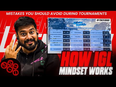 Mistake You Should Avoid | How IGL Mindset Works In eSports Tournament  #rockyandrdxtournament