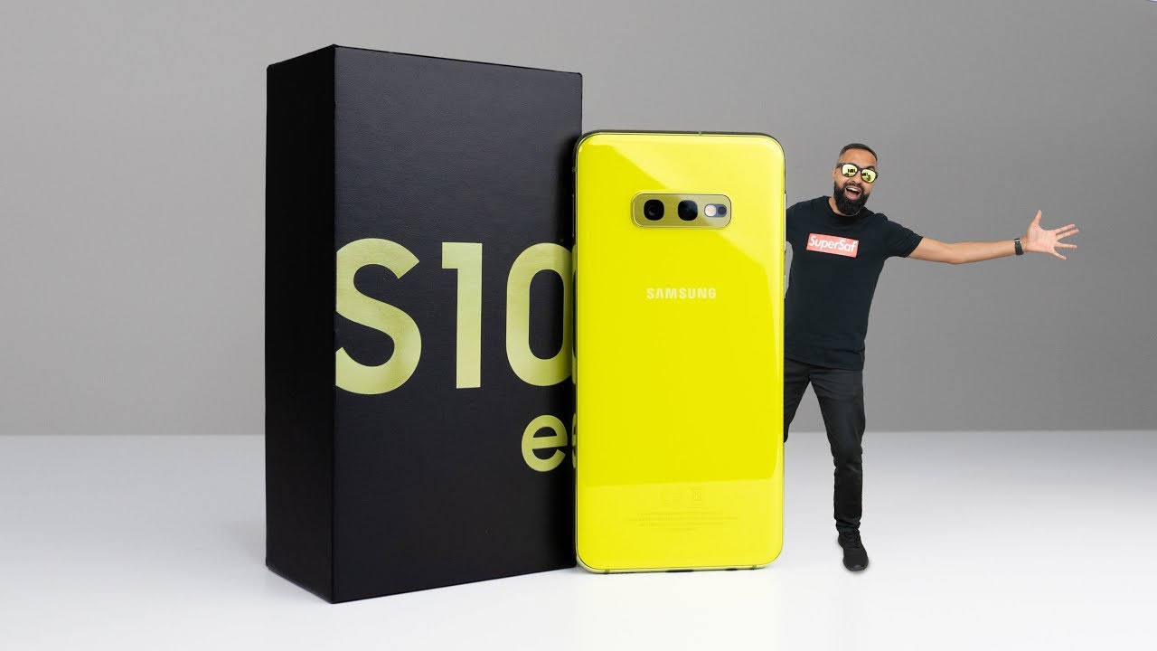 Samsung Galaxy S10e UNBOXING (Canary Yellow)