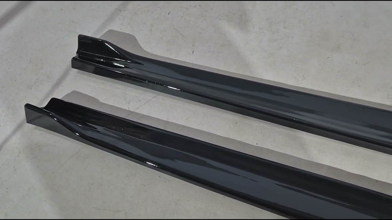 Боковые Пороги DPT (Черный Глянец) Video 1