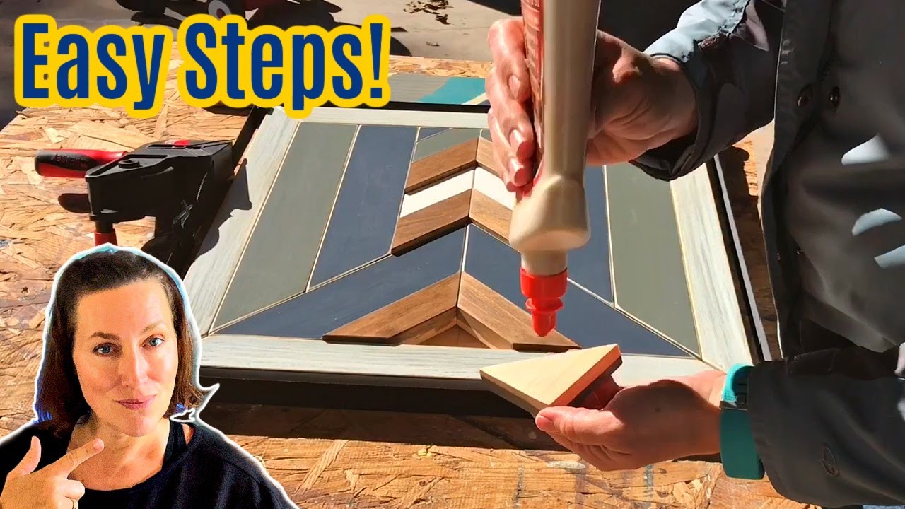 How To Make DIY Scrap Wood Wall Art - Quick & Easy Steps!