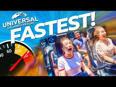 Top 10 Fastest Rides at Universal Orlando 2025 - Epic Universe, Islands of Adventure