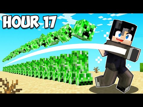 "Insane Training Like ONE PUNCH MAN for 24 Hours in Minecraft!" 🫠