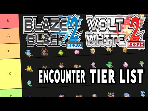 BLAZE BLACK 2/VOLT WHITE 2 Redux Encounter Tier List (before the first gym)