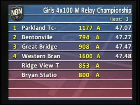 Girls 4x100m Championship Heat 3 - New Balance Nationals Outdoor 2013
