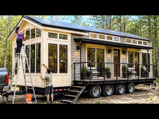 Man Turns His Trailer Into a Luxury Mobile Home | Start To Finish by @buildersblueprint SDDEFAULT Thumbnail