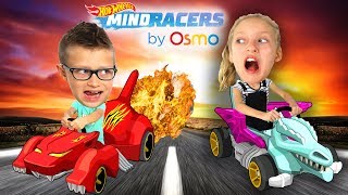 SIS vs BRO - Osmo Hot Wheels™ MindRacers Challenge!