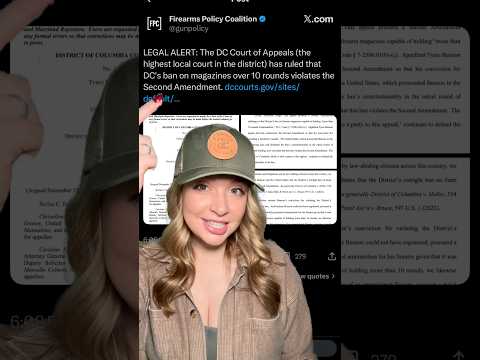Court Rules Mag Ban Violates The 2A?!? #shortsfeed #2ndamendment #shortsvideo #shorts Thumbnail