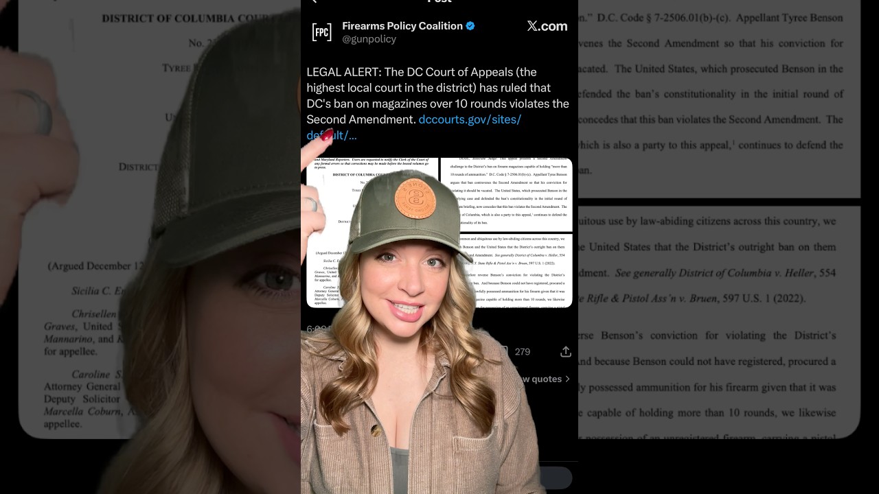 Court Rules Mag Ban Violates The 2A?!? #shortsfeed #2ndamendment #shortsvideo #shorts