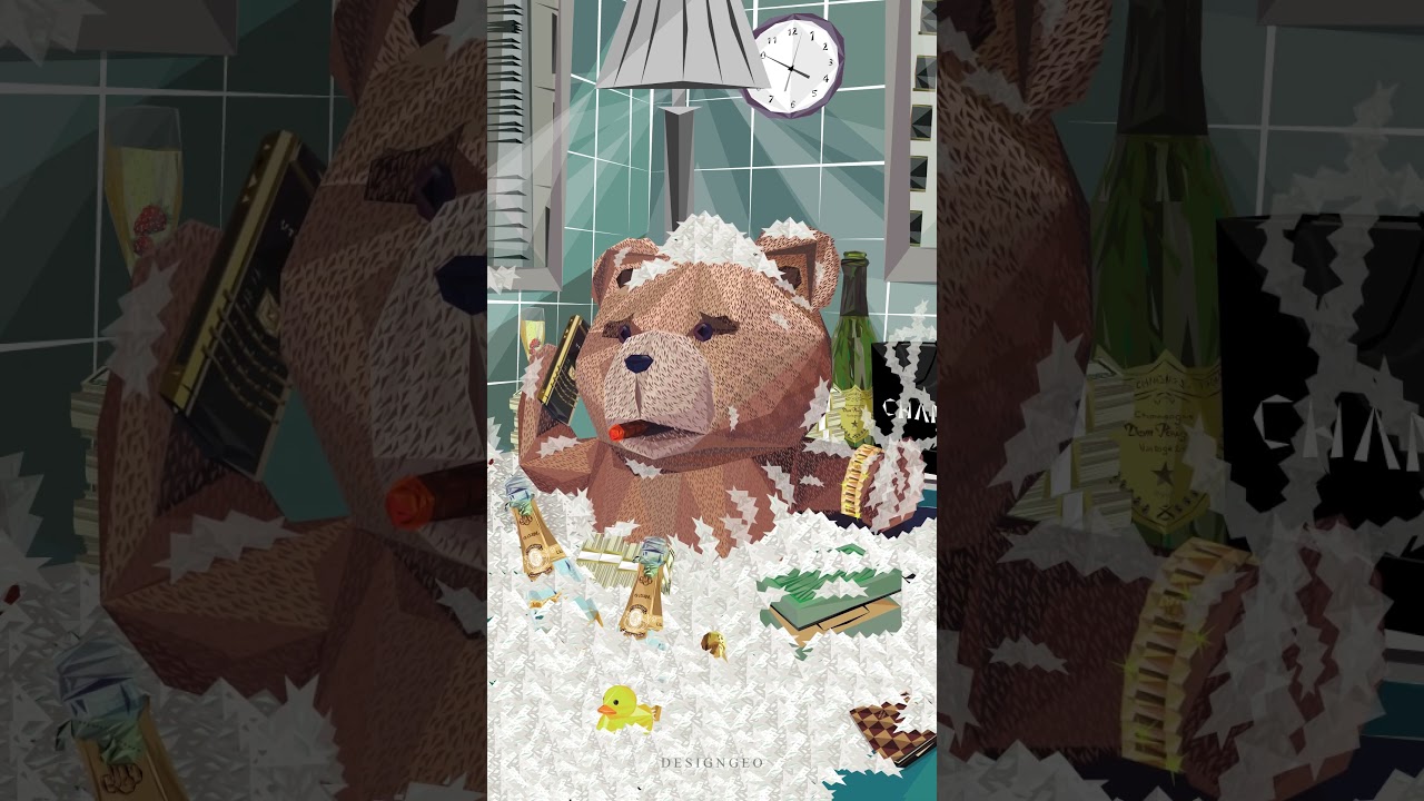 Business Teddy 🧸📟  Digital Animation