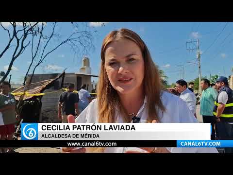 Video: Familias de Merida, Yucatán se quedan sin hogar por incendio