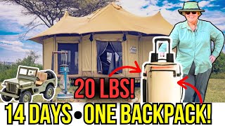 I Packed for a 14-Day African Safari in ONE Backpack — Here’s EXACTLY What I Brought (Under 20lbs!)🎒