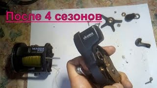 Разборка спиннинговой катушки okuma
